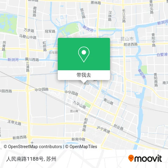 人民南路1188号地图