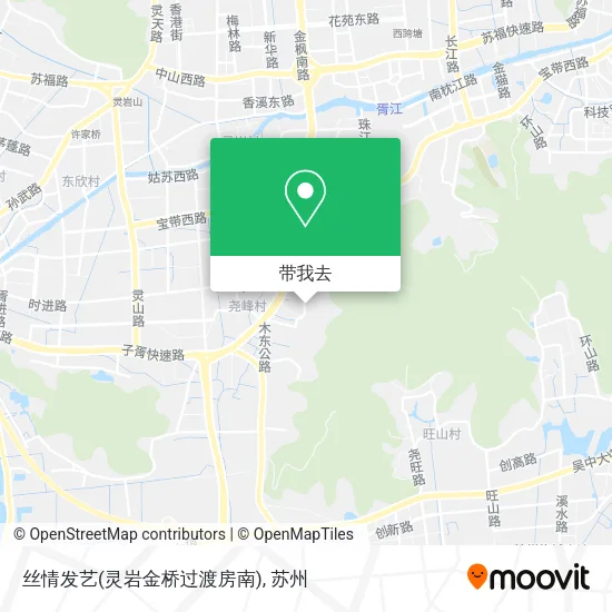 丝情发艺(灵岩金桥过渡房南)地图