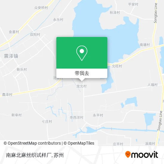 南麻北麻丝织试样厂地图