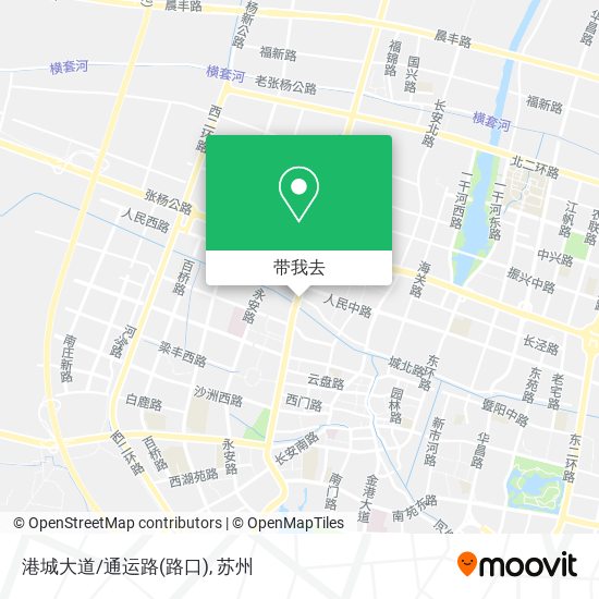 港城大道/通运路(路口)地图