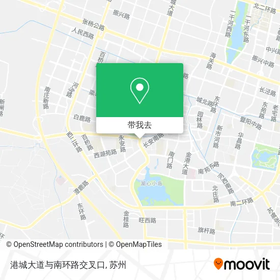 港城大道与南环路交叉口地图