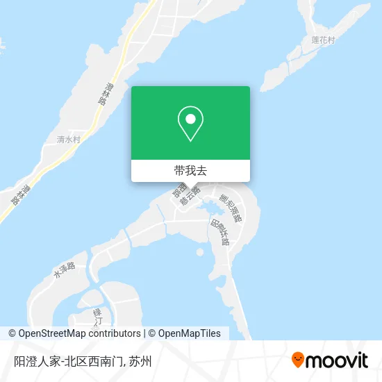 阳澄人家-北区西南门地图