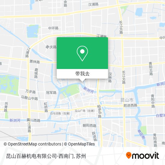 昆山百赫机电有限公司-西南门地图