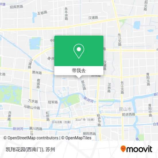 凯翔花园(西南门)地图