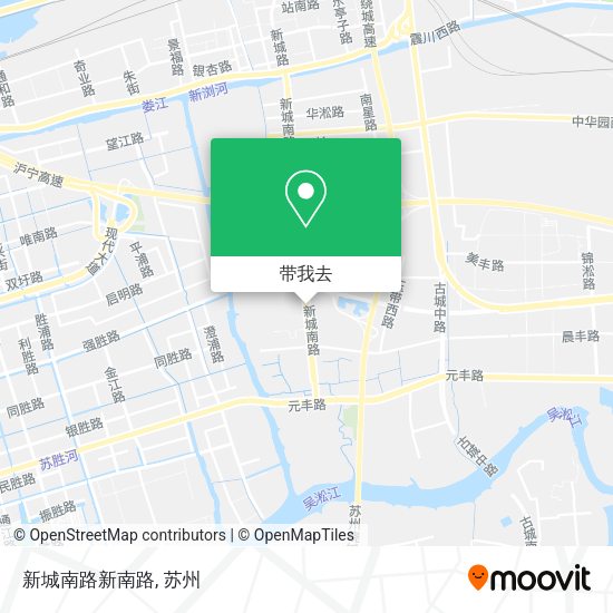 新城南路新南路地图