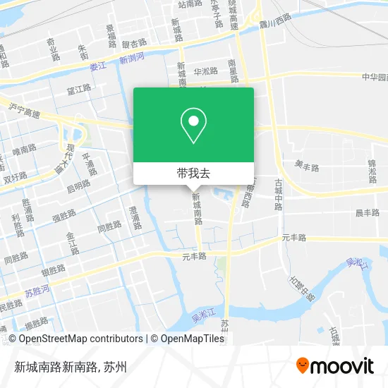 新城南路新南路地图