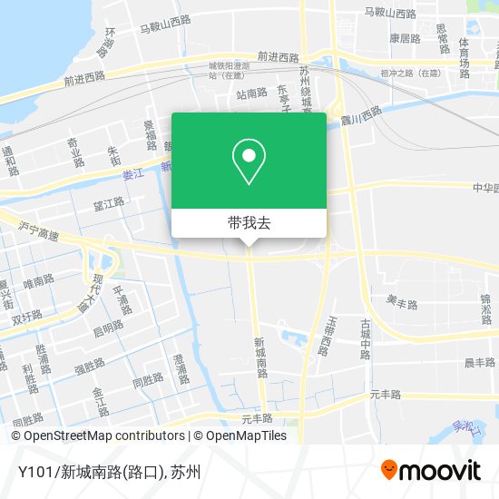 Y101/新城南路(路口)地图
