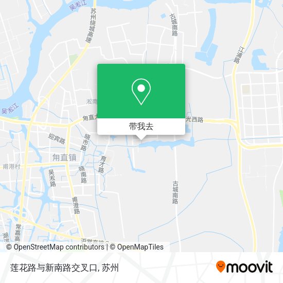 莲花路与新南路交叉口地图