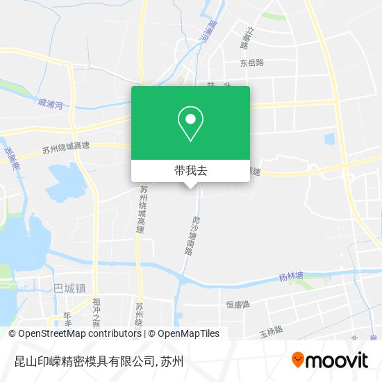 昆山印嵘精密模具有限公司地图