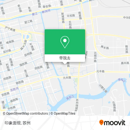 印象面馆地图