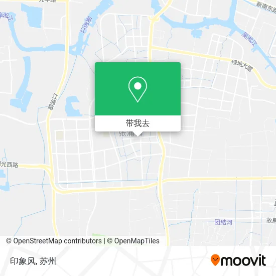 印象风地图