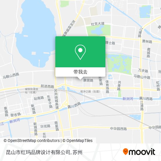 昆山市红玛品牌设计有限公司地图