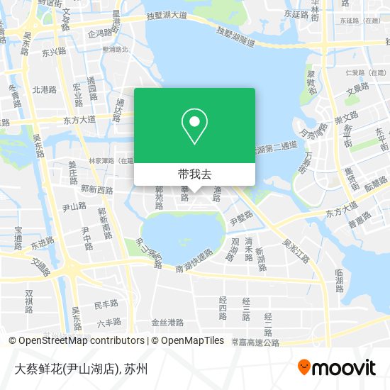 大蔡鲜花(尹山湖店)地图