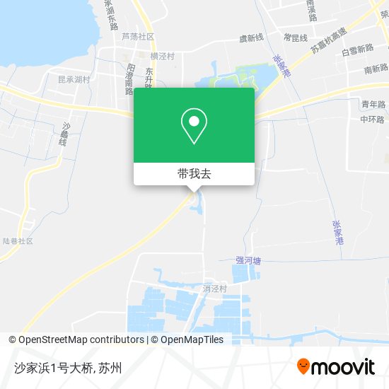 沙家浜1号大桥地图