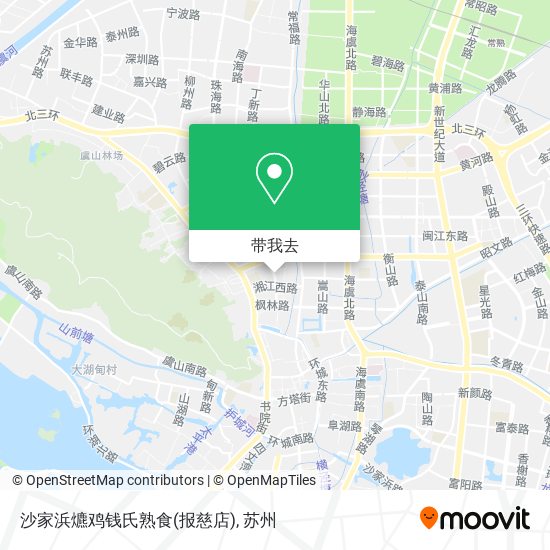 沙家浜爊鸡钱氏熟食(报慈店)地图