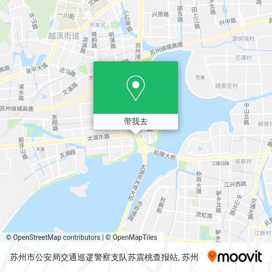 苏州市公安局交通巡逻警察支队苏震桃查报站地图