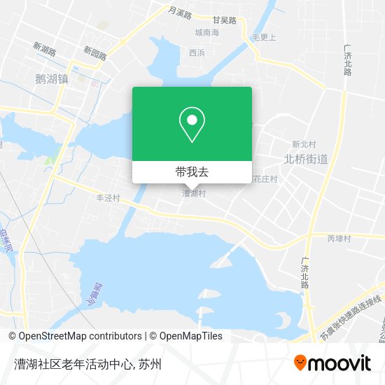 漕湖社区老年活动中心地图