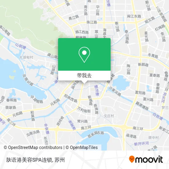 肤语港美容SPA连锁地图