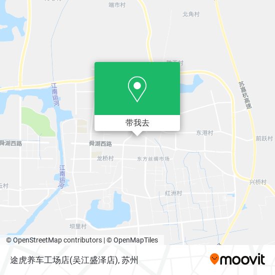 途虎养车工场店(吴江盛泽店)地图