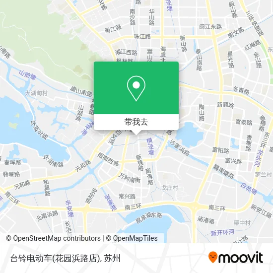 台铃电动车(花园浜路店)地图