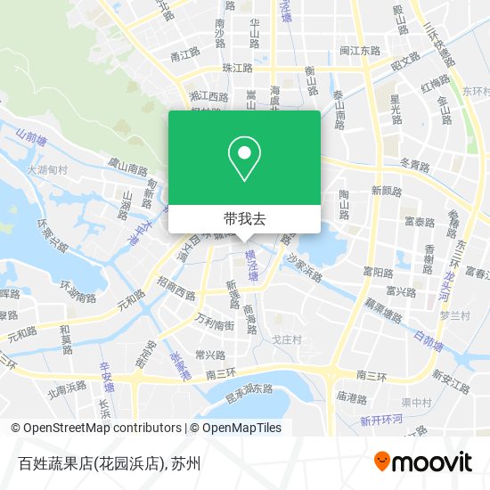 百姓蔬果店(花园浜店)地图