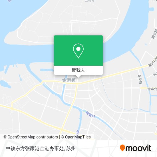 中铁东方张家港金港办事处地图