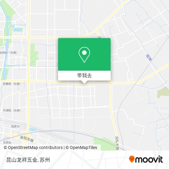 昆山龙祥五金地图