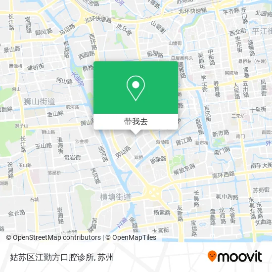 姑苏区江勤方口腔诊所地图