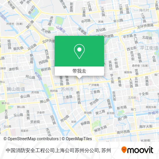 中国消防安全工程公司上海公司苏州分公司地图