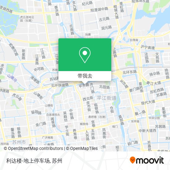 利达楼-地上停车场地图