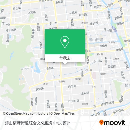 狮山横塘街道综合文化服务中心地图