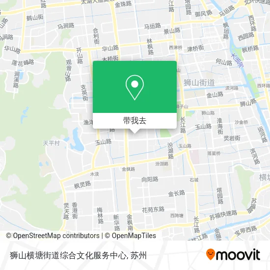 狮山横塘街道综合文化服务中心地图