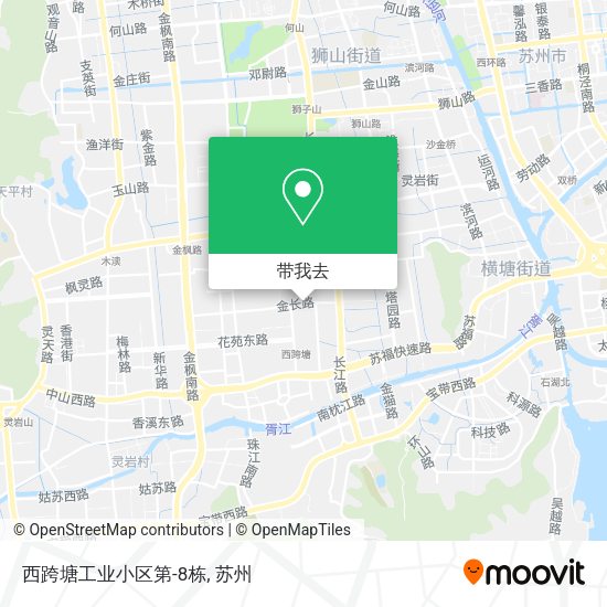 西跨塘工业小区第-8栋地图