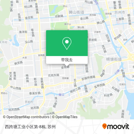 西跨塘工业小区第-8栋地图