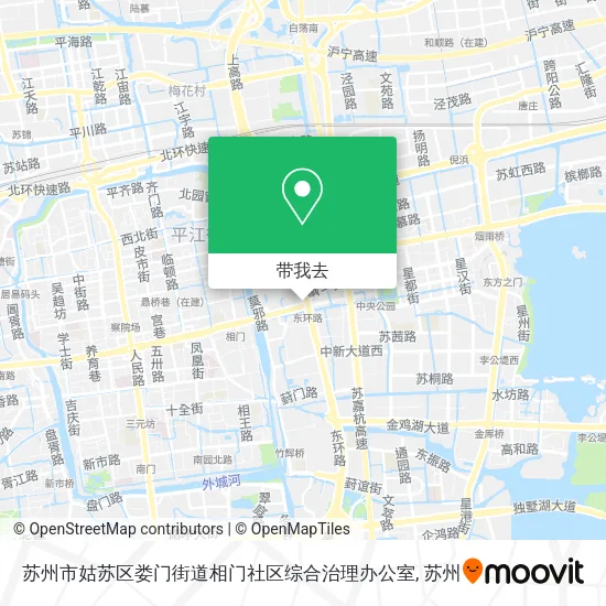 苏州市姑苏区娄门街道相门社区综合治理办公室地图