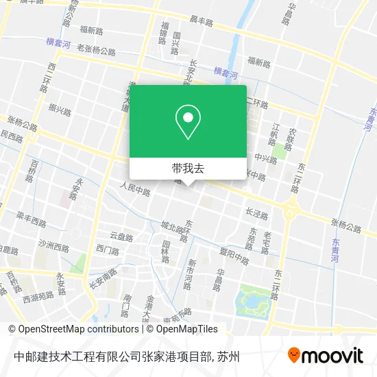 中邮建技术工程有限公司张家港项目部地图