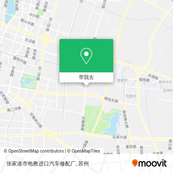 张家港市电教进口汽车修配厂地图
