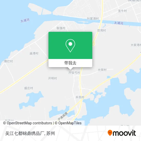 吴江七都锦鼎绣品厂地图