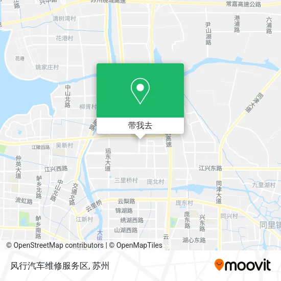 风行汽车维修服务区地图
