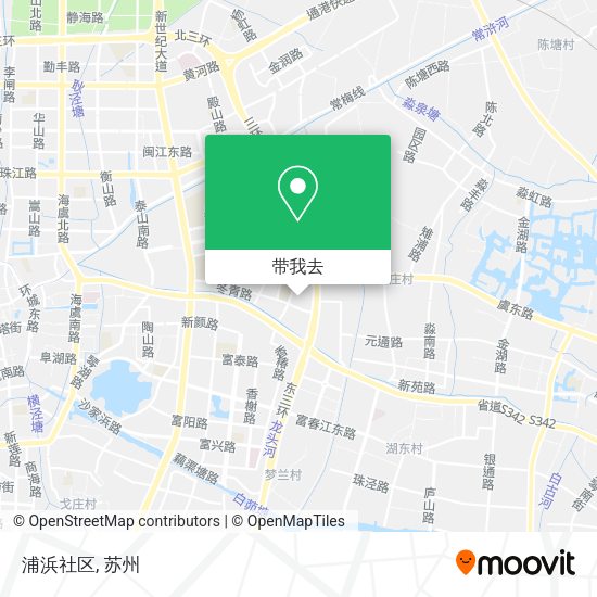 浦浜社区地图