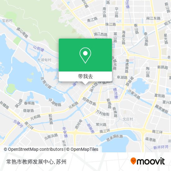 常熟市教师发展中心地图