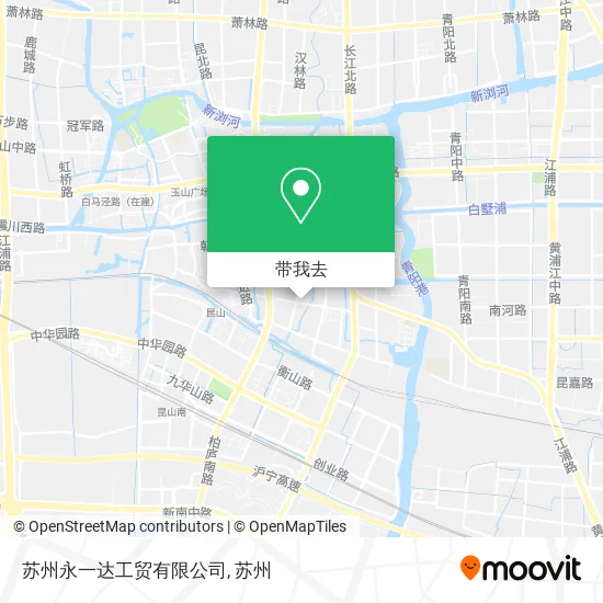 苏州永一达工贸有限公司地图