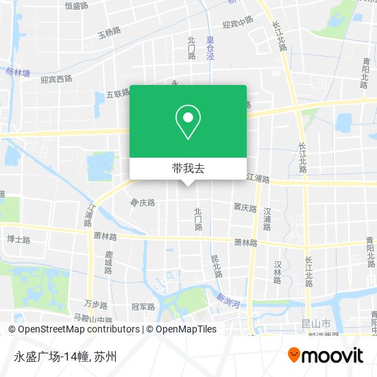 永盛广场-14幢地图