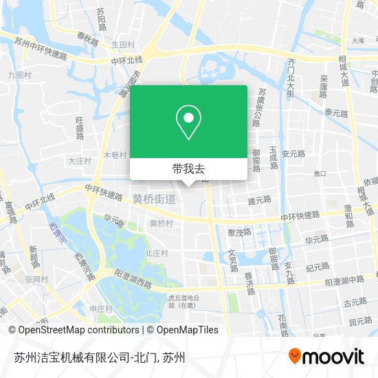 苏州洁宝机械有限公司-北门地图