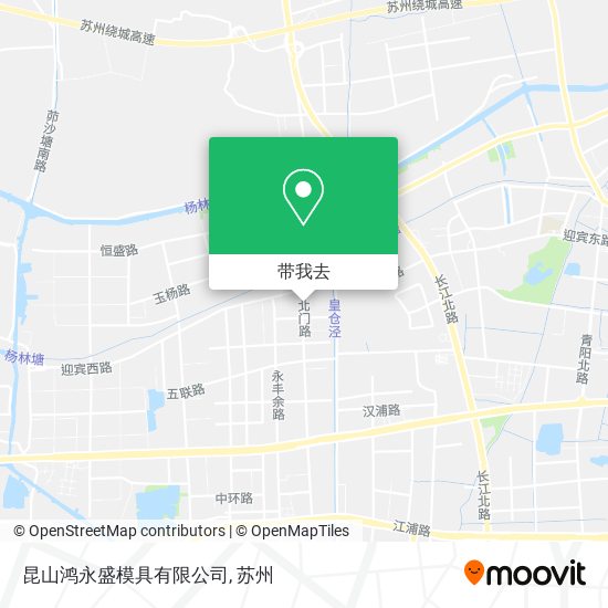 昆山鸿永盛模具有限公司地图