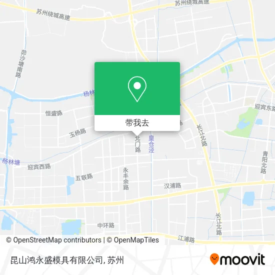 昆山鸿永盛模具有限公司地图