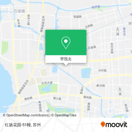 红扬花园-51幢地图