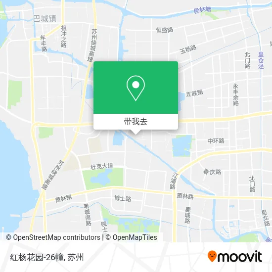 红杨花园-26幢地图