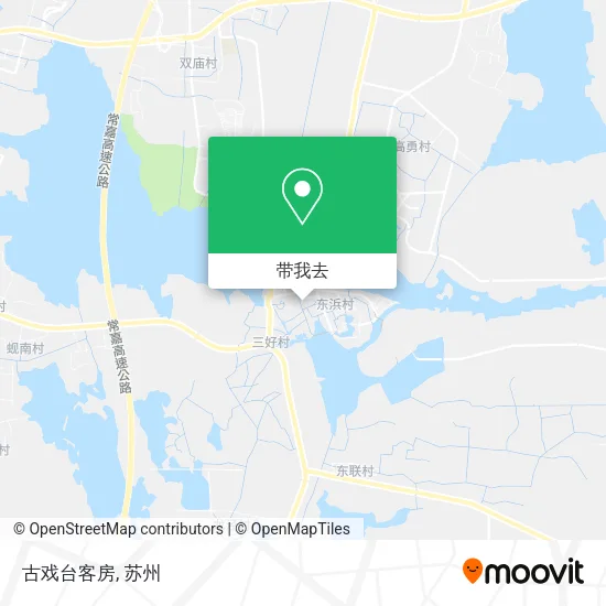 古戏台客房地图