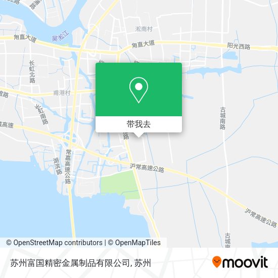 苏州富国精密金属制品有限公司地图